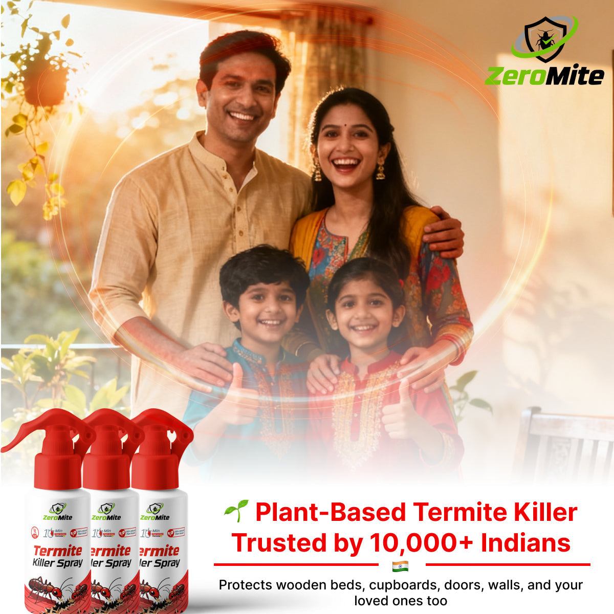 ZeroMite Termite Killer Spray (Buy 1 Get 2 FREE) 🔥